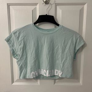 Gymshark Teal Crop Top